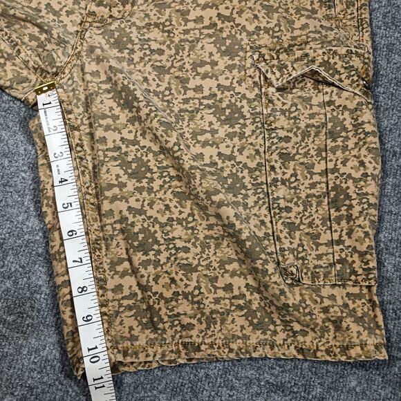 Levis Shorts Men Size 38 Brown ACE Cargo Camo Canvas Utility Outdoor *White Tab - Picture 7 of 11